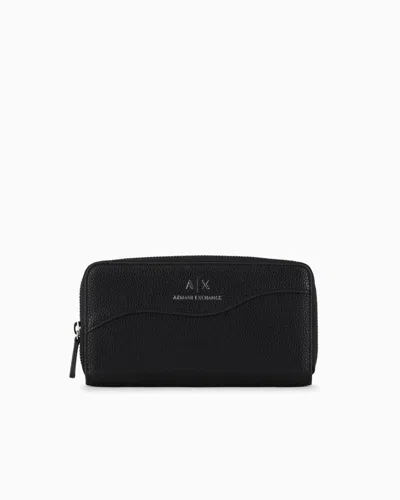 Armani Exchange Official Store Wallets In Black
