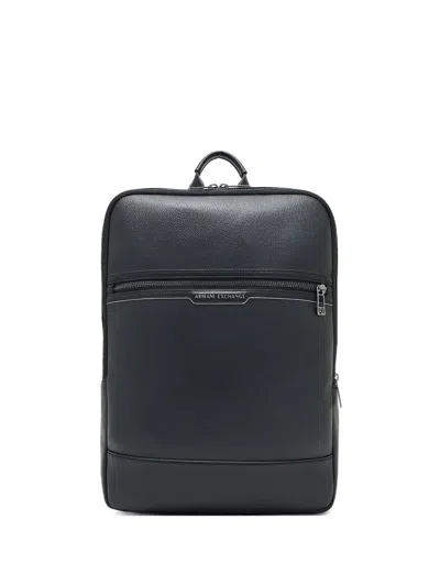 Armani Exchange Zip-fastening Backpack In Black