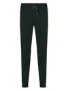 Armani Exchange Zip-pocket Drawstring Track Pants In Green