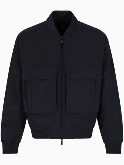 Armani Exchange Zip-up Bomber Jacket