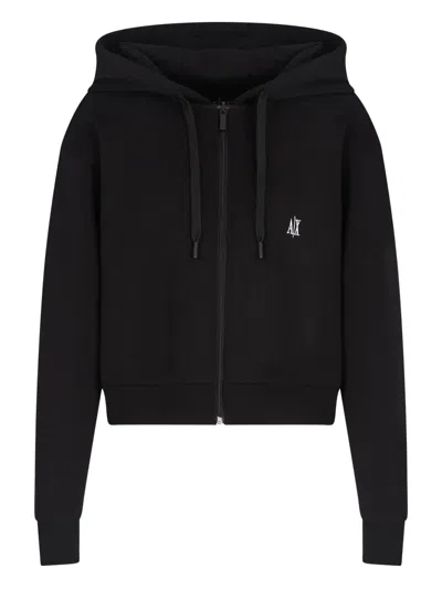 ARMANI EXCHANGE ZIP-UP HOODED JACKET