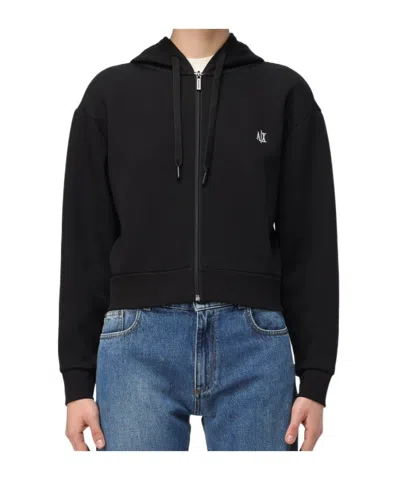 ARMANI EXCHANGE ZIP-UP HOODED JACKET