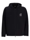 Armani Exchange Zip-up Hoodie In Multi
