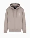 Armani Exchange Zip-up Sweatshirts In Neutral