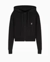 Armani Exchange Zip-up Sweatshirts In Black
