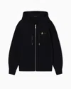 Armani Exchange Zip-up Sweatshirts In Black