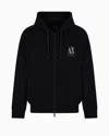 Armani Exchange Zip-up Sweatshirts In Black