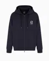 Armani Exchange Zip-up Sweatshirts In Blue