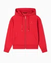 Armani Exchange Zip-up Sweatshirts In Red