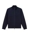 Armani Exchange Zipper Sweatshirt In Blue