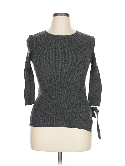 Pre-owned Armani Jeans 3/4 Sleeve Top In Gray