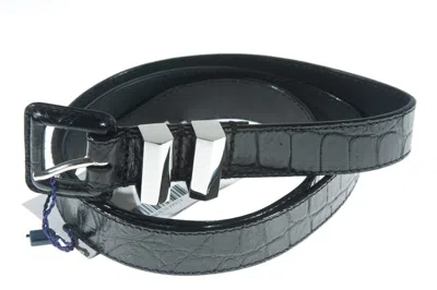 Armani Jeans Aj Belt In Black