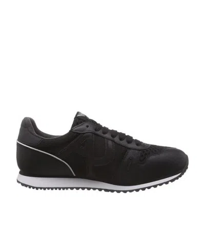 Armani Jeans Black Logo Casual Sneakers