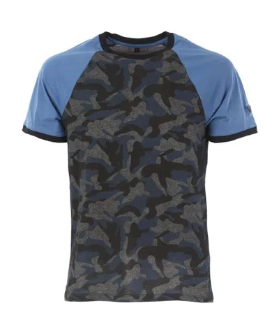 Armani Jeans Camouflage T-shirt In Black