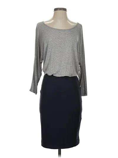 Pre-owned Armani Jeans Casual Dress In Gray