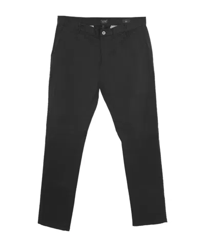 Armani Jeans Casual Pants With Waist And Loop Straps In Black