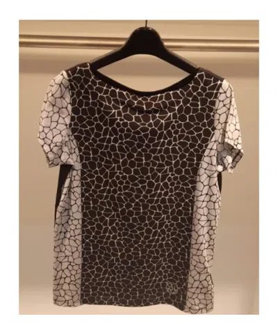 Armani Jeans Color Matching Short-sleeved T-shirt In Black