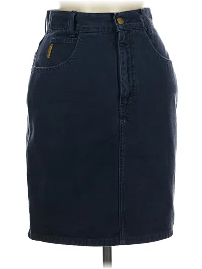 Pre-owned Armani Jeans Denim Skirt In Blue