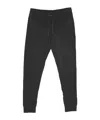 Armani Jeans Drawstring Waist-edge Sweatpants In Black