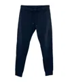 Armani Jeans Drawstring Waist-edge Sweatpants In Black