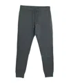 Armani Jeans Drawstring Waist-edge Sweatpants In Black