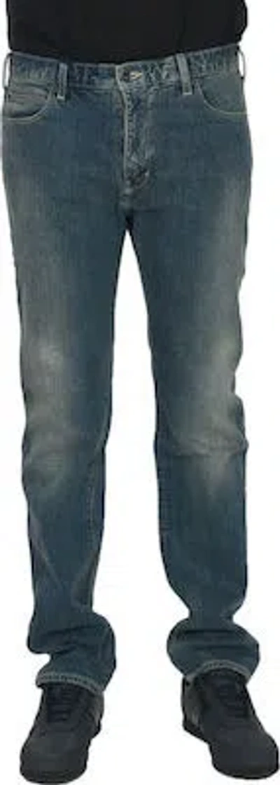 Armani Jeans Five-pocket Jeans In Green