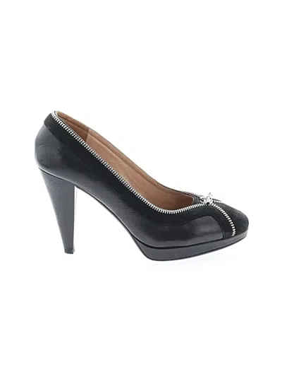 Pre-owned Armani Jeans Heels In Black