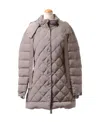 Armani Jeans Hooded Down Jacket In Gray