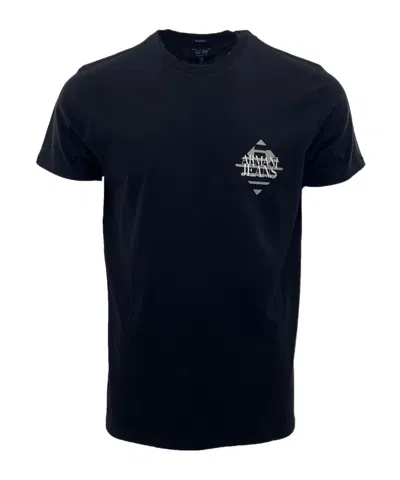 Armani Jeans Item O-neck Short-sleeved T-shirt In Black