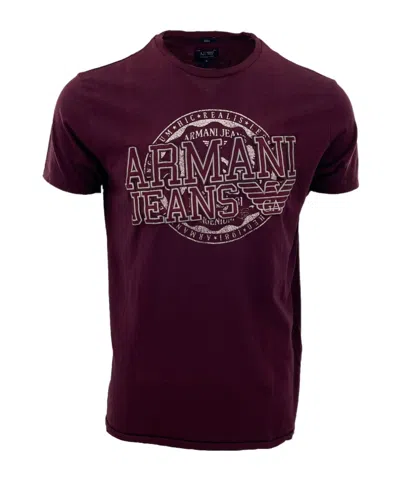 Armani Jeans Item O-neck Short-sleeved T-shirt In Black