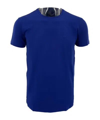 Armani Jeans Item O-neck Short-sleeved T-shirt In Blue