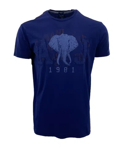 Armani Jeans Item O-neck Short-sleeved T-shirt In Blue