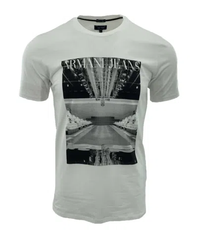 Armani Jeans Item O-neck Short-sleeved T-shirt In Gray