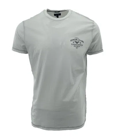Armani Jeans Item O-neck Short-sleeved T-shirt In Gray