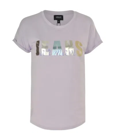 Armani Jeans Item O-neck Short-sleeved T-shirt In Gray