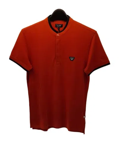 Armani Jeans Item O-neck Short-sleeved T-shirt In Red