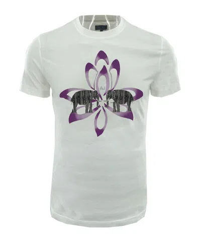 Armani Jeans Item O-neck Short-sleeved T-shirt In White