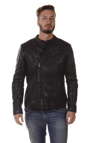 Armani Jeans Jacket In Black