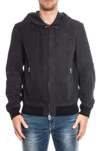 Armani Jeans Jacket In Black