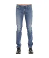 Armani Jeans Label Jeans In Blue