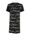 Armani Jeans Letter Printed Pattern Short-sleeved T-shirt In Black