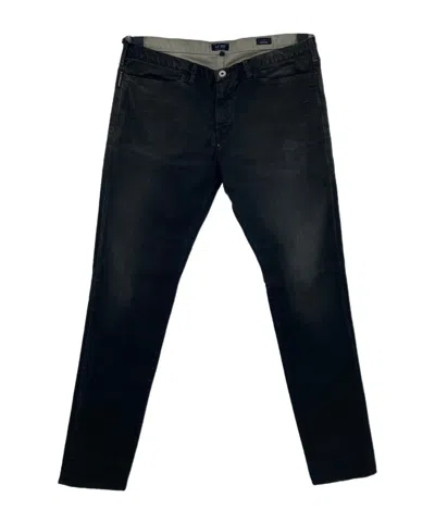 Armani Jeans Logo Brand Jeans In Black
