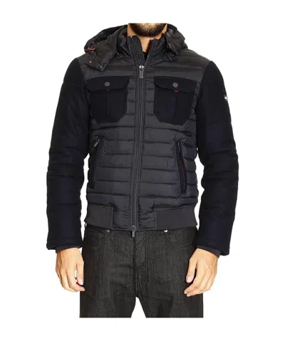 Armani Jeans Logo Casual Jacket In Black