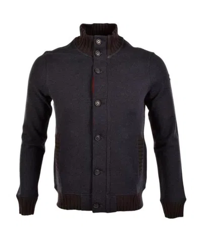 Armani Jeans Logo Casual Jacket In Black