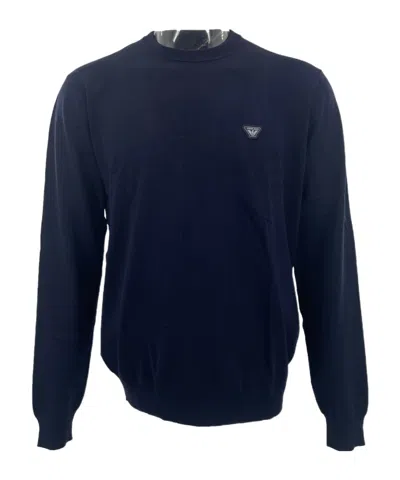 Armani Jeans Logo Decal Sweater In Black