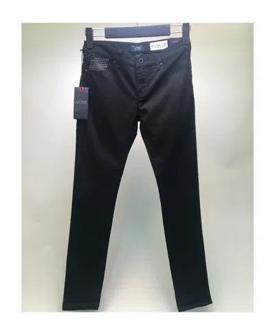 Armani Jeans Logo Details Jeans In Black