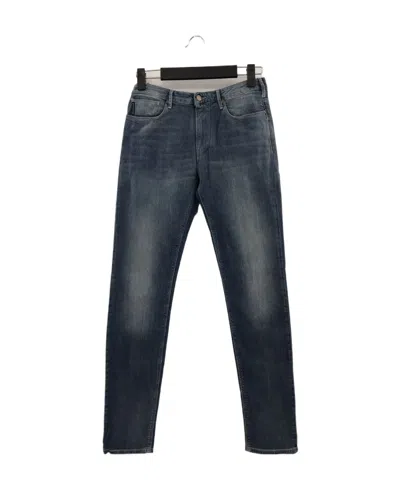 Armani Jeans Logo Details Jeans In Black