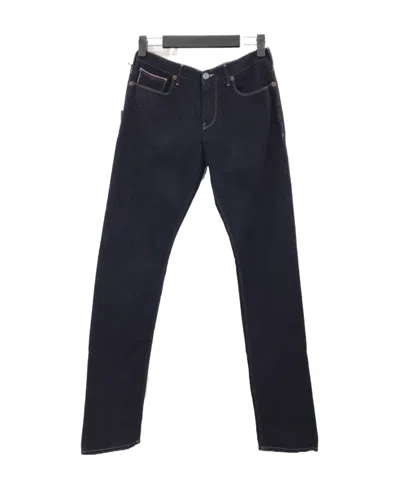 Armani Jeans Logo Details Jeans In Black