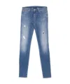 Armani Jeans Logo Details Jeans In Blue