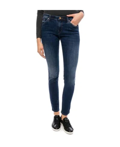 Armani Jeans Logo Details Jeans In Blue